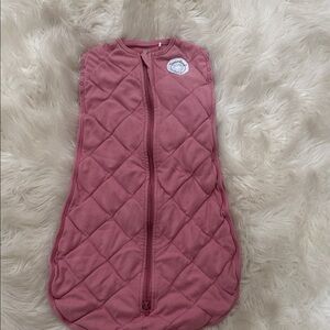 Quilted Pink Baby Sleeping Bag